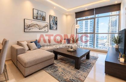 Apartment - 2 - 3 for rent in Skyview Tower - Dubai Marina - Dubai