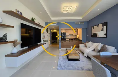 شقة - غرفة نوم - 2 حمامات للايجار في صن تاور - شمس أبوظبي - جزيرة الريم - أبوظبي