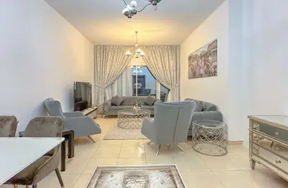 Apartment - 3 Bedrooms - 3 Bathrooms for rent in Beach Tower 1 - Al Khan Lagoon - Al Khan - Sharjah