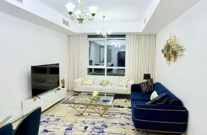 Apartment - 1 Bedroom - 2 Bathrooms for rent in Beach Tower 2 - Al Khan Lagoon - Al Khan - Sharjah