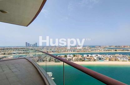 Apartment - 3 - 3 for rent in Diamond - Tiara Residences - Palm Jumeirah - Dubai