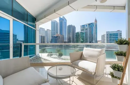 شقة - غرفة نوم - 2 حمامات للايجار في خليج الدرة - دبي مارينا - دبي