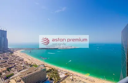 Apartment - 3 Bedrooms - 5 Bathrooms for rent in Al Fattan Marine Tower - Al Fattan Marine Towers - Jumeirah Beach Residence - Dubai