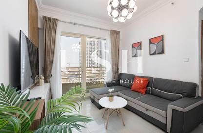 Apartment - 1 - 1 for rent in Manchester Tower - Dubai Marina - Dubai