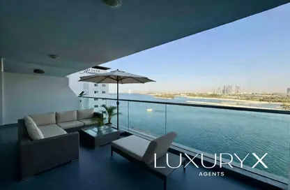 شقة - غرفة نوم - 2 حمامات للايجار في أزور ريزيدنس - نخلة جميرا - دبي