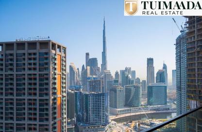 Apartment - Studio - 1 for rent in Peninsula Five - Peninsula - Business Bay - Dubai