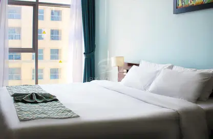 شقة - غرفة نوم - 1 حمام للايجار في سيجنتشر للشقق الفندقيه و سبا - دبي مارينا - دبي