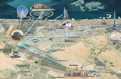 Apartment - Studio - 1 Bathroom for sale in Samana Portofino - Dubai Production City (IMPZ) - Dubai