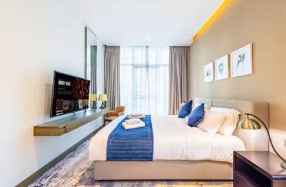 Apartment - Studio - 1 Bathroom for rent in Damac Maison Prive - Business Bay - Dubai
