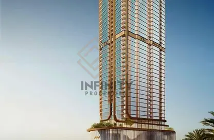 Apartment - 1 Bedroom - 2 Bathrooms for sale in Corniche Tower - Ajman Corniche Road - Ajman