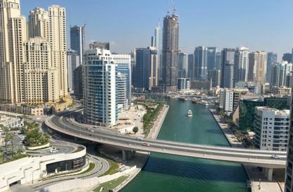 شقة - غرفة نوم - 1 حمام للايجار في 5242 تاور 2 - 5242 - دبي مارينا - دبي