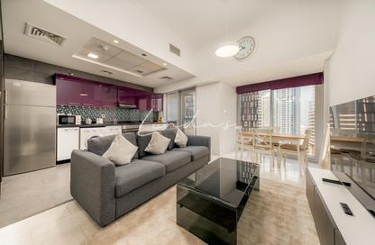 Apartment - 1 - 2 for rent in Cayan Tower - Dubai Marina - Dubai