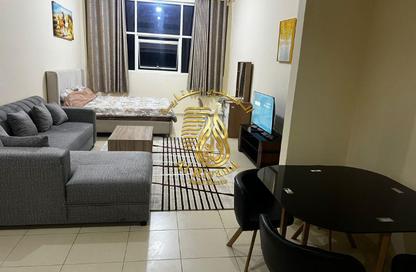 Apartment - Studio - 1 Bathroom for rent in Ajman One Towers - Al Sawan - Ajman