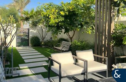 Townhouse - 4 - 3 for rent in Sama Townhouses - Town Square - Dubai