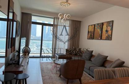 شقة - 2 غرف نوم - 2 حمامات للايجار في برج Marina Vista 2 - مارينا فيستا - إعمار بيتشفرونت - دبي هاربور - دبي