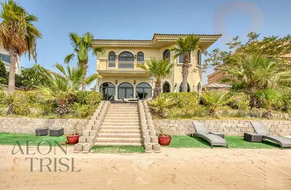 Villa - 5 Bedrooms - 6 Bathrooms for rent in Garden Homes Frond P - Garden Homes - Palm Jumeirah - Dubai