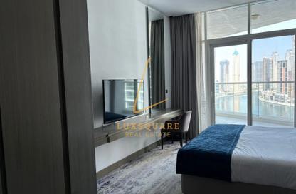 Apartment - Studio - 1 Bathroom for rent in Damac Maison Prive B - Damac Maison Prive - Business Bay - Dubai