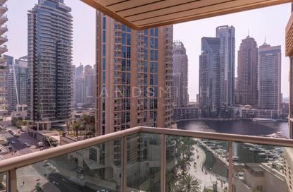 Apartment - 3 Bedrooms - 4 Bathrooms for rent in Al Yass Tower - Dubai Marina Towers - Dubai Marina - Dubai