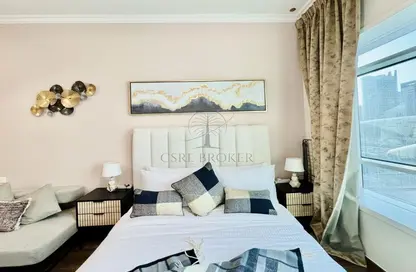 Apartment - 1 Bathroom for rent in Lake City Tower - JLT Cluster D - Jumeirah Lake Towers - Dubai