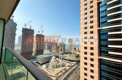 Apartment - 1 Bedroom - 2 Bathrooms for rent in Damac Heights - Dubai Marina - Dubai