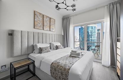 Apartment - Studio - 1 Bathroom for rent in Lake View Tower - JLT Cluster B - Jumeirah Lake Towers - Dubai