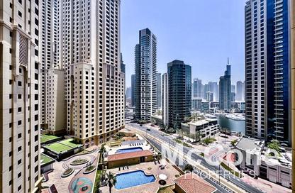 Apartment - Studio - 1 Bathroom for rent in Rimal 4 - Rimal - Jumeirah Beach Residence - Dubai