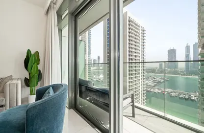 شقة - 2 غرف نوم - 2 حمامات للايجار في برج Beach Vista 1 - بيتش فيستا - إعمار بيتشفرونت - دبي هاربور - دبي