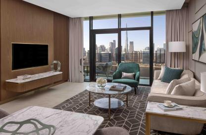 Apartment - 3 Bedrooms - 4 Bathrooms for rent in Intercontinental Residences Business Bay - Business Bay - Dubai