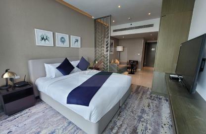 Apartment - Studio - 1 for rent in Damac Maison Prive A - Damac Maison Prive - Business Bay - Dubai