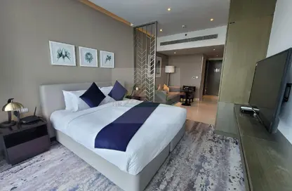 Apartment - 1 Bathroom for rent in Damac Maison Prive A - Damac Maison Prive - Business Bay - Dubai