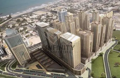 Apartment - 1 Bedroom - 2 Bathrooms for sale in Ajman One - Phase 2 - Ajman Downtown - Ajman