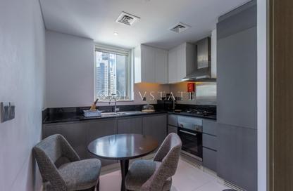Apartment - Studio - 1 Bathroom for rent in Damac Maison Prive A - Damac Maison Prive - Business Bay - Dubai