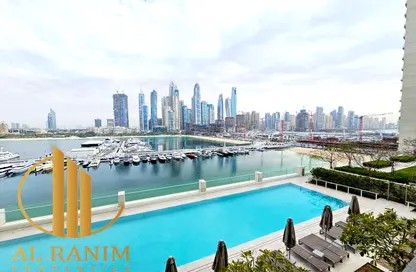 Apartment - 3 Bedrooms - 4 Bathrooms for rent in Marina Vista Tower 2 - Marina Vista - EMAAR Beachfront - Dubai Harbour - Dubai