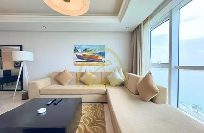 شقة - غرفة نوم - 2 حمامات للايجار في تايم مام ريزيدنس - شارع الكورنيش - أبوظبي