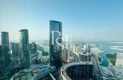 Apartment - 3 Bedrooms - 4 Bathrooms for rent in The Gate Tower 2 - Shams Abu Dhabi - Al Reem Island - Abu Dhabi