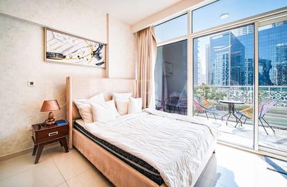 Apartment - Studio - 1 Bathroom for rent in Vera Residences - Business Bay - Dubai