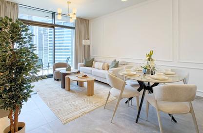 Apartment - 1 - 1 for rent in Peninsula Two - Peninsula - Business Bay - Dubai