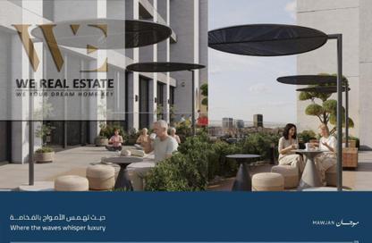 Apartment - 2 Bedrooms - 3 Bathrooms for sale in Mawjan Tower - Ajman Corniche Road - Ajman
