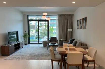 شقة - غرفة نوم - 2 حمامات للايجار في برج Marina Vista 1 - مارينا فيستا - إعمار بيتشفرونت - دبي هاربور - دبي