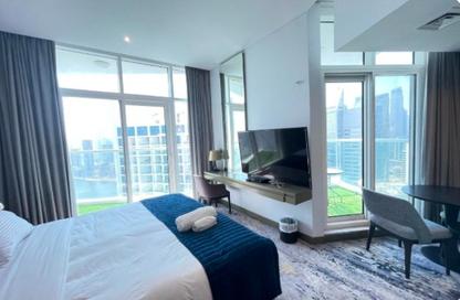 Apartment - Studio - 1 for rent in Damac Maison Prive - Business Bay - Dubai