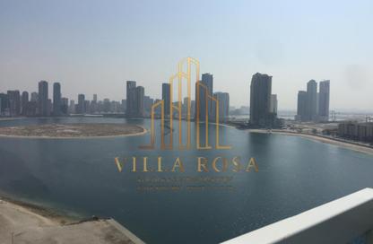 Apartment - 1 Bedroom - 2 Bathrooms for rent in Beach Tower 1 - Al Khan Lagoon - Al Khan - Sharjah
