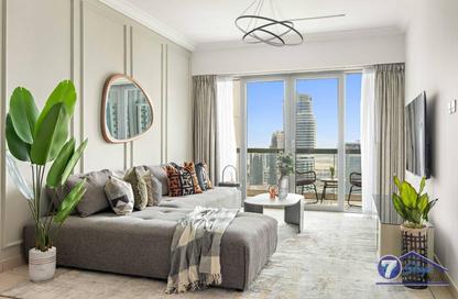 Apartment - 1 Bedroom - 1 Bathroom for rent in Boulevard Point - Downtown Dubai - Dubai