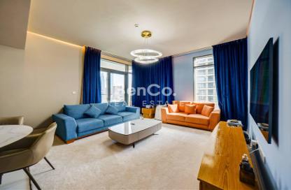 شقة - 2 غرف نوم - 2 حمامات للايجار في برج Marina Vista 2 - مارينا فيستا - إعمار بيتشفرونت - دبي هاربور - دبي