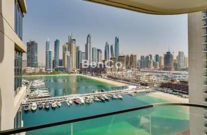 شقة - 2 غرف نوم - 2 حمامات للايجار في برج Marina Vista 2 - مارينا فيستا - إعمار بيتشفرونت - دبي هاربور - دبي