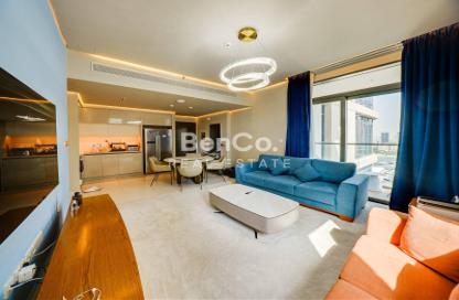 شقة - 2 غرف نوم - 2 حمامات للايجار في برج Marina Vista 2 - مارينا فيستا - إعمار بيتشفرونت - دبي هاربور - دبي