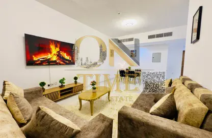 شقة - 2 غرف نوم - 2 حمامات للايجار في برج النعيمية 1 - أبراج النعيمية - النعيمية - عجمان