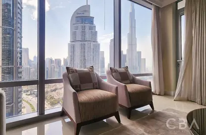 النزل و الشقق الفندقية - غرفة نوم - 1 حمام للايجار في العنوان رزيدنس فاونتن فيوز  2 - العنوان رزيدنس فاونتن فيوز - وسط مدينة دبي - دبي