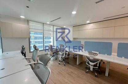 Office Space - Studio - 1 Bathroom for rent in Grosvenor Business Tower - Barsha Heights (Tecom) - Dubai