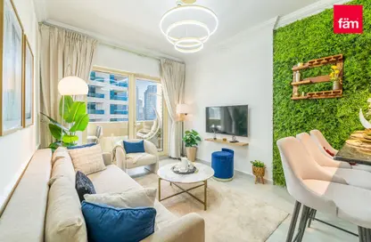 شقة - غرفة نوم - 2 حمامات للبيع في برج مانشستر - دبي مارينا - دبي