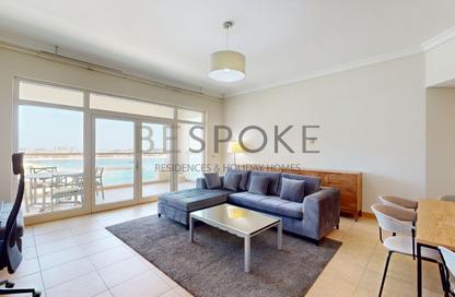 Apartment - 2 - 2 for rent in Al Nabat - Shoreline Apartments - Palm Jumeirah - Dubai